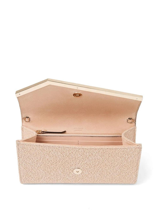 Emmie clutch bag EMMIE UBDMACARON/LIGHT GOLD JIMMY CHOO 