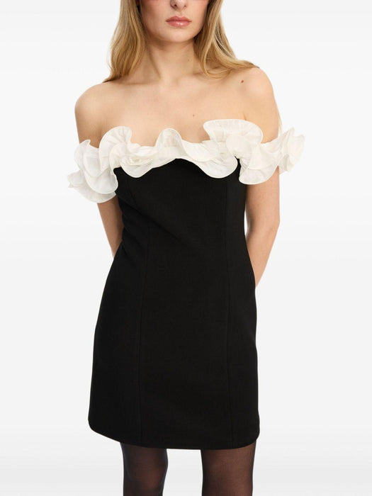 ruffle mini dress 115250100 100 ROTATE 