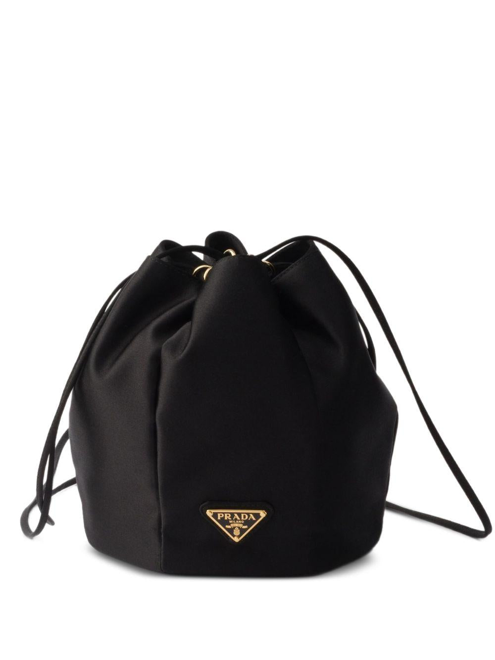 mini satin bucket bag 1BE103 V OOO AC4F0002 PRADA 