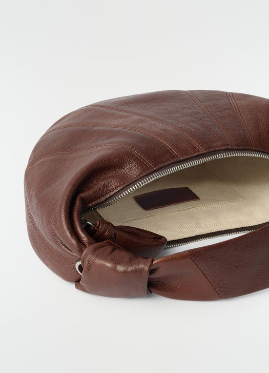 Mini fortune Croissant bag BG0237 LL0247ROASTED PECAN BR503 LEMAIRE 