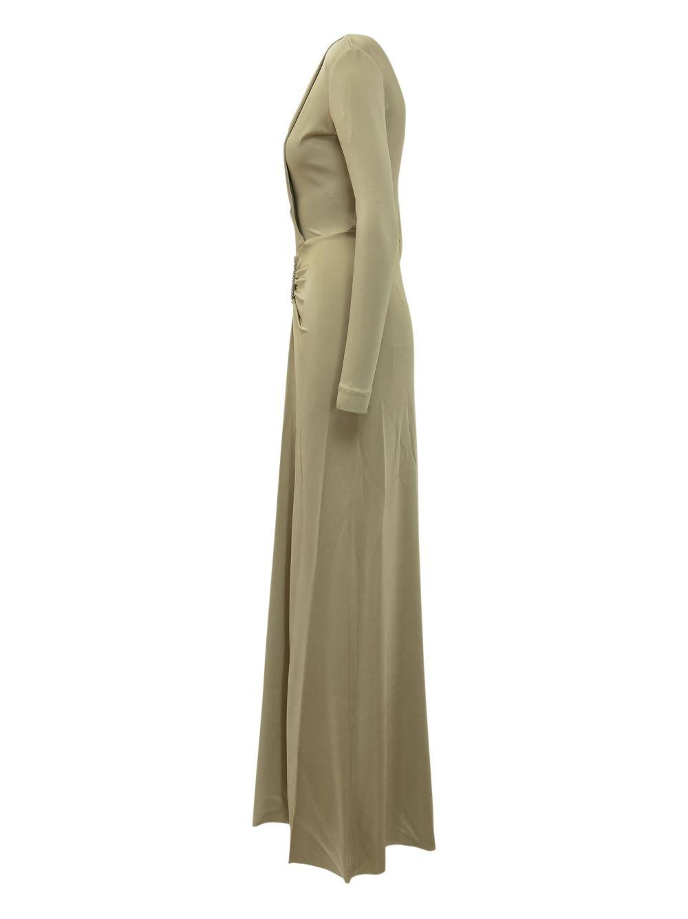 V-neck embellished gown 1325WDR006596A 6211 VICTORIA BECKHAM 