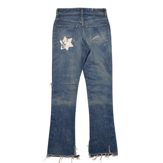 ONLY SON (BRUISED) JEANS 05-0445 PATCHED DEEP BLUE ENFANTS RICHES DÉPRIMÉS 