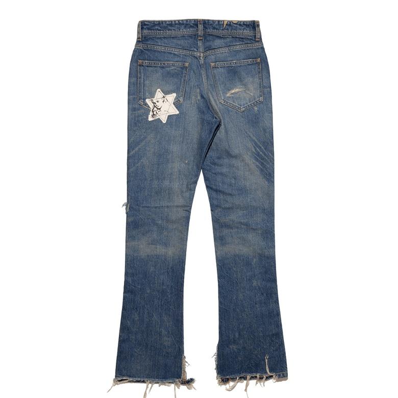 ONLY SON (BRUISED) JEANS 05-0445 PATCHED DEEP BLUE ENFANTS RICHES DÉPRIMÉS 