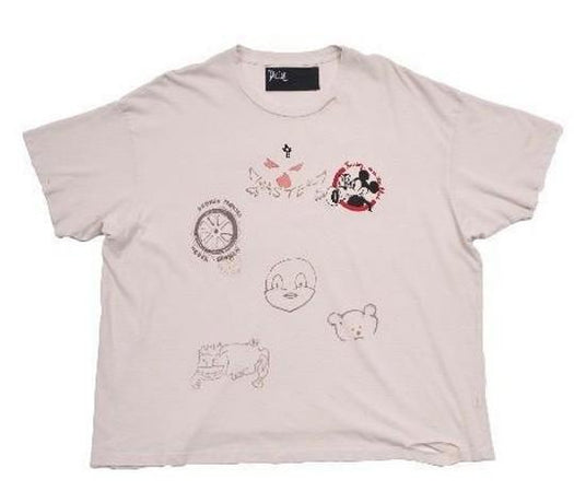 SIGNATURE TEE 2U007Q1010VWT VINTAGE CREAM PALY HOLLYWOOD 