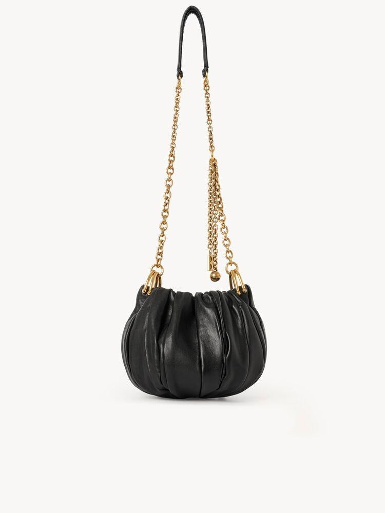 shoulder bag with chain in pleated leather 26US765S27 001 CHLOÉ 