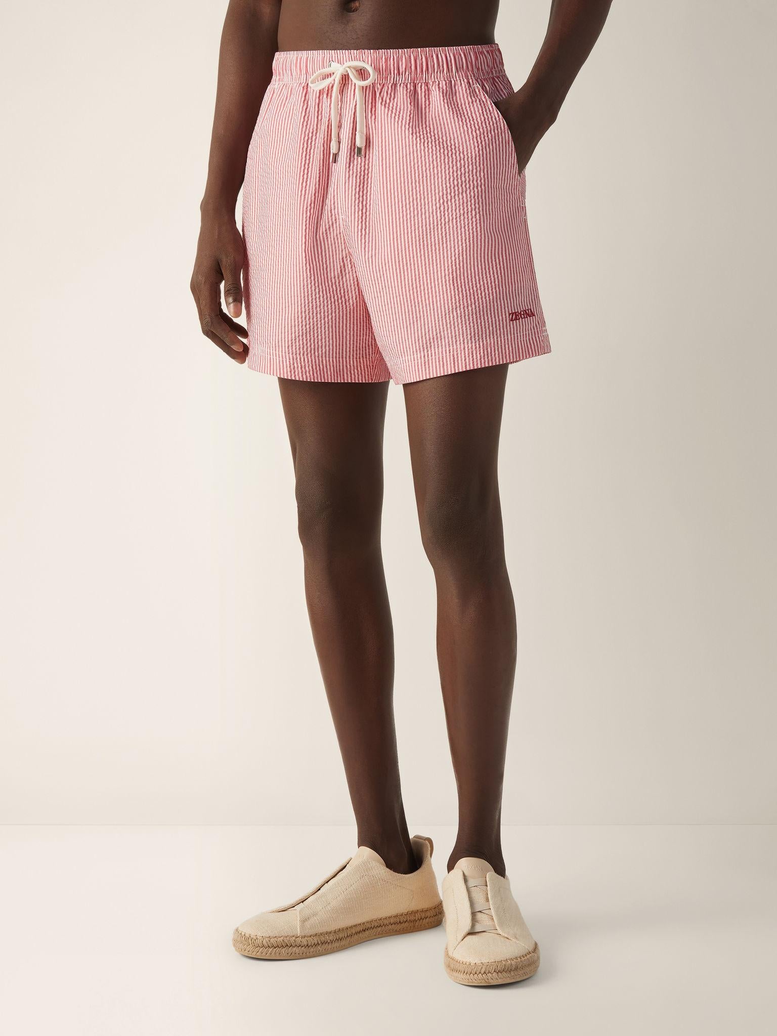 Striped Swim Trunks AHB14A3 BHEL00802 ZEGNA 