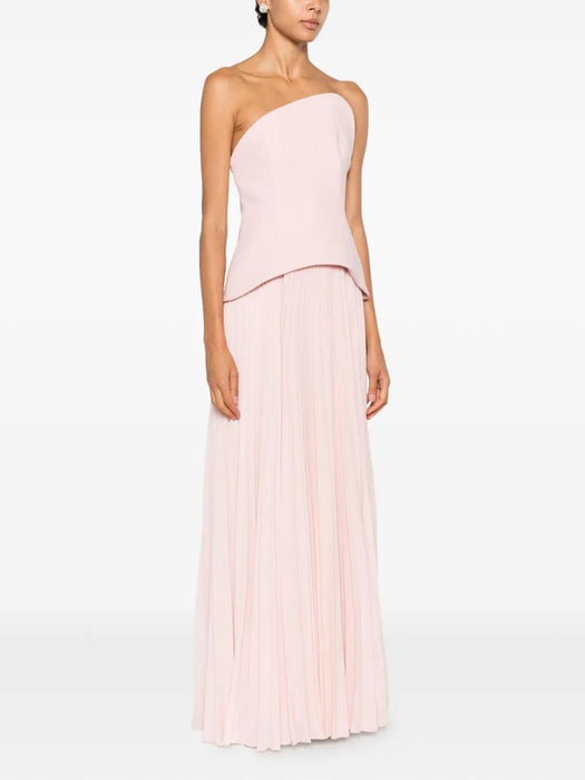 Britt Maxi Dress OS44017 PALE PINK SOLACE LONDON 
