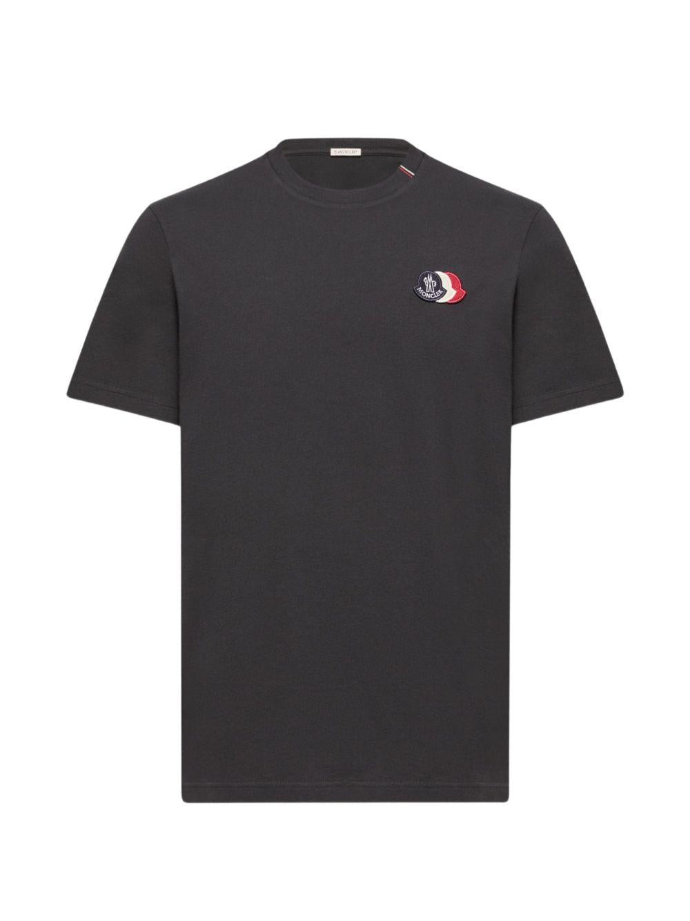 logo-patch T-shirt L10918C00074 89B8Q778 MONCLER 