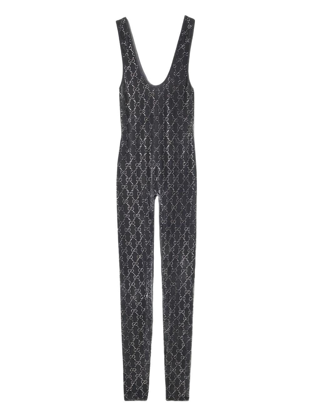 GG crystal embroidery jumpsuit 850293 XUANS1037 GUCCI 