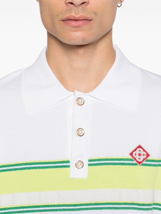 striped polo shirt M-SP26-KW-1361-01 GRADIENT STRIPE CASABLANCA 