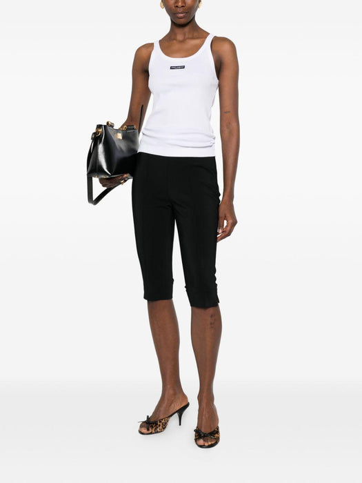ribbed logo-label tank top F8W45T FU7AVW0800 DOLCE & GABBANA 