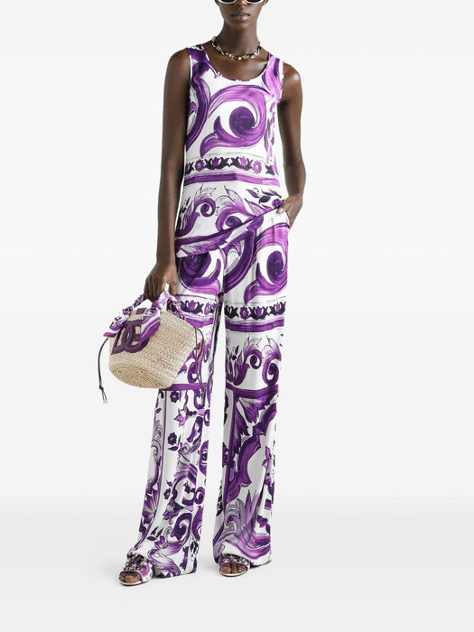 graphic-print trousers FTDBQT FS8C0IP3TN DOLCE & GABBANA 