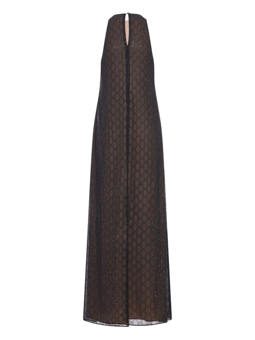 GG monogram silk georgette dress 835616 ZHS041043 GUCCI 