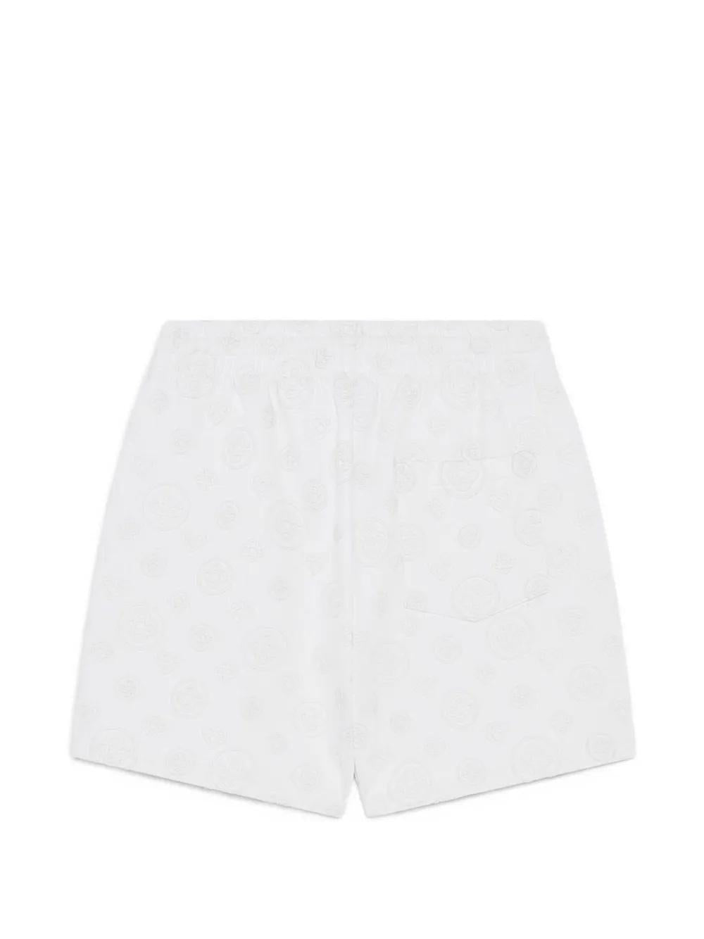 Monogram-embroidered cotton shorts M-PF26-JTR-003-04  CASABLANCA 