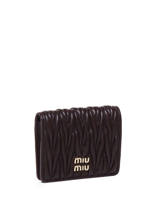 logo-lettering wallet 5MV204 2FPPF0NBL MIU MIU 