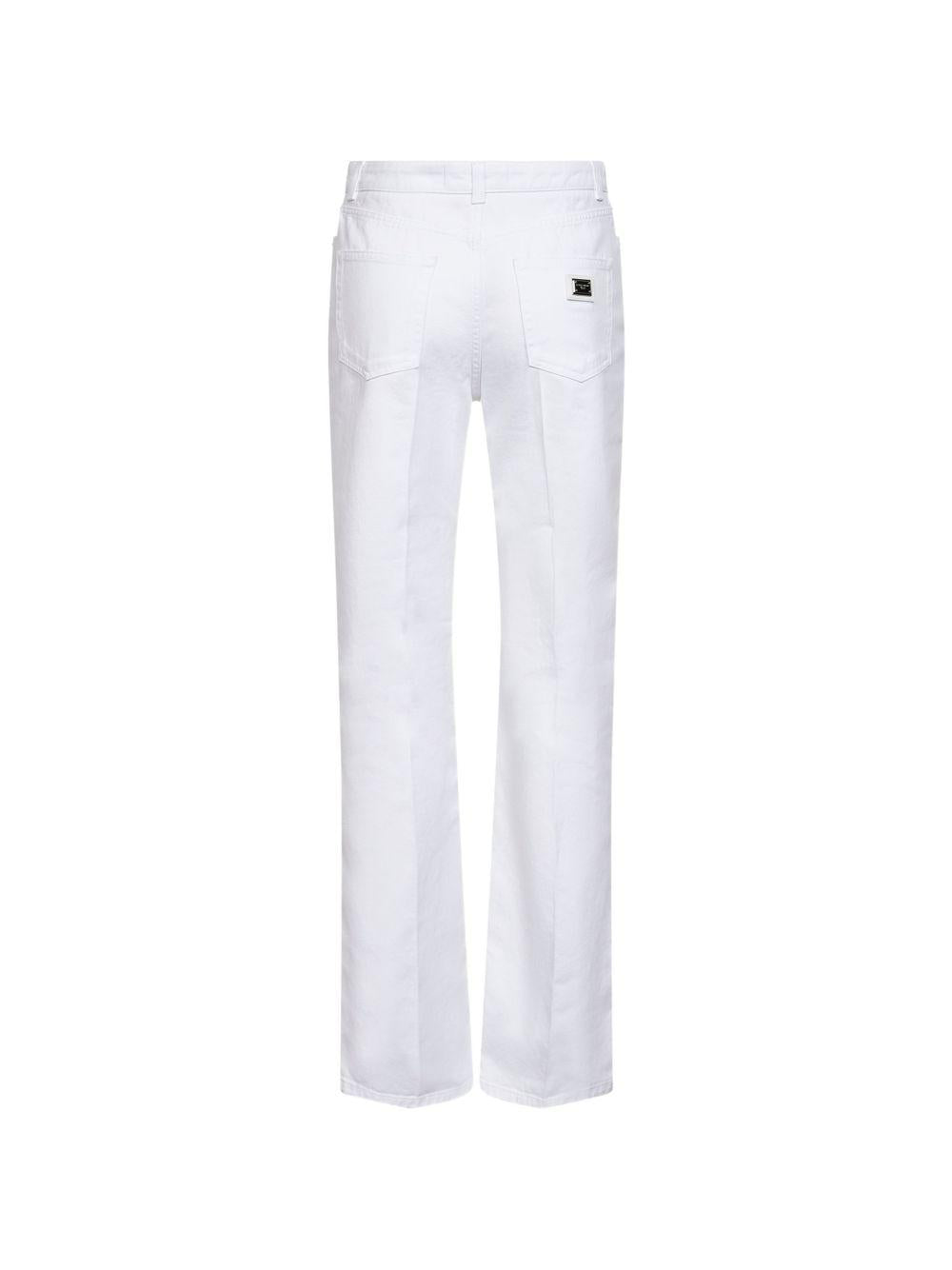 logo button flared jeans FTC69D G8OT6S9001 DOLCE & GABBANA 