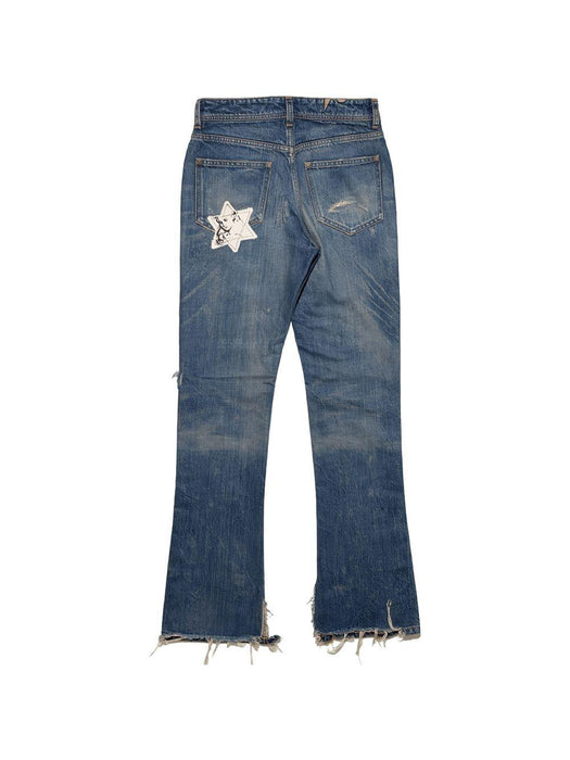 ONLY SON (BRUISED) JEANS 05-0445 PATCHED DEEP BLUE ENFANTS RICHES DÉPRIMÉS 