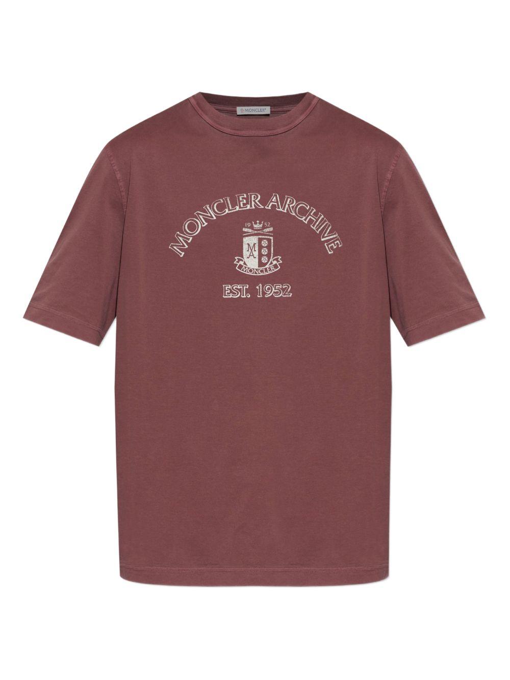 graphic T-shirt L10918C00013 89BAL480 MONCLER 