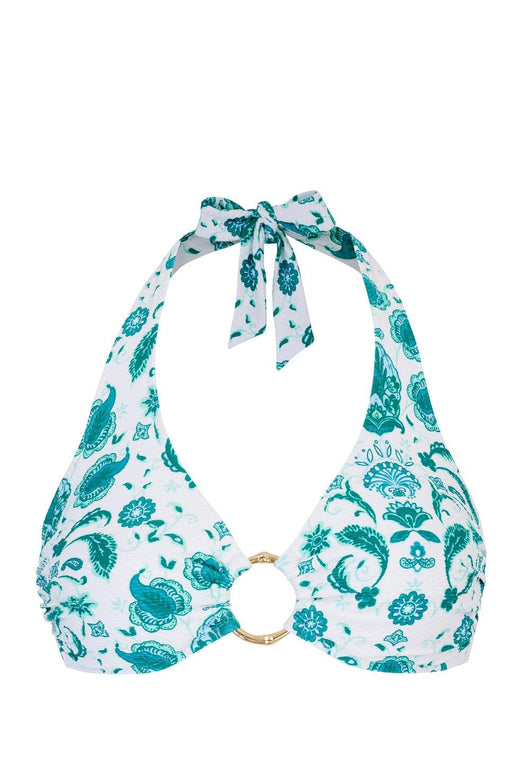 Kos ring halterneck bikini 26SSKO07 PRT-PRT HEIDI KLEIN 