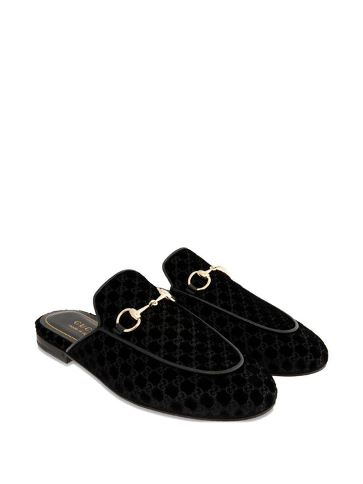 horsebit velvet mules 802163 FAEUF1000 GUCCI 