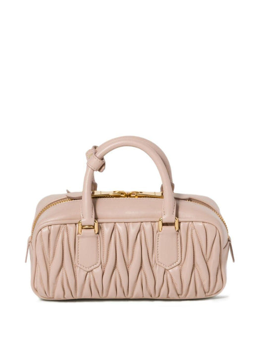 Arcadie matelassé leather tote bag 5BB142 V OON AN88F0236 MIU MIU 