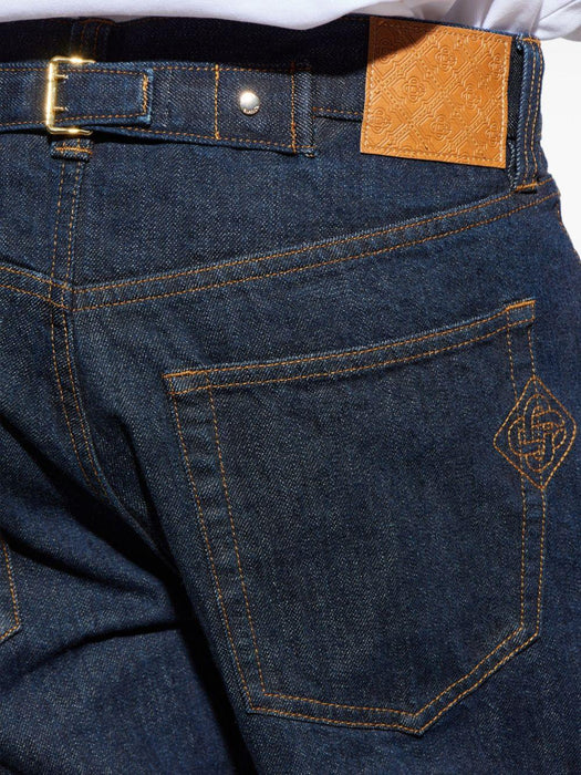 logo-patch jeans MPF25-TR-330-01 INDIGO CASABLANCA 