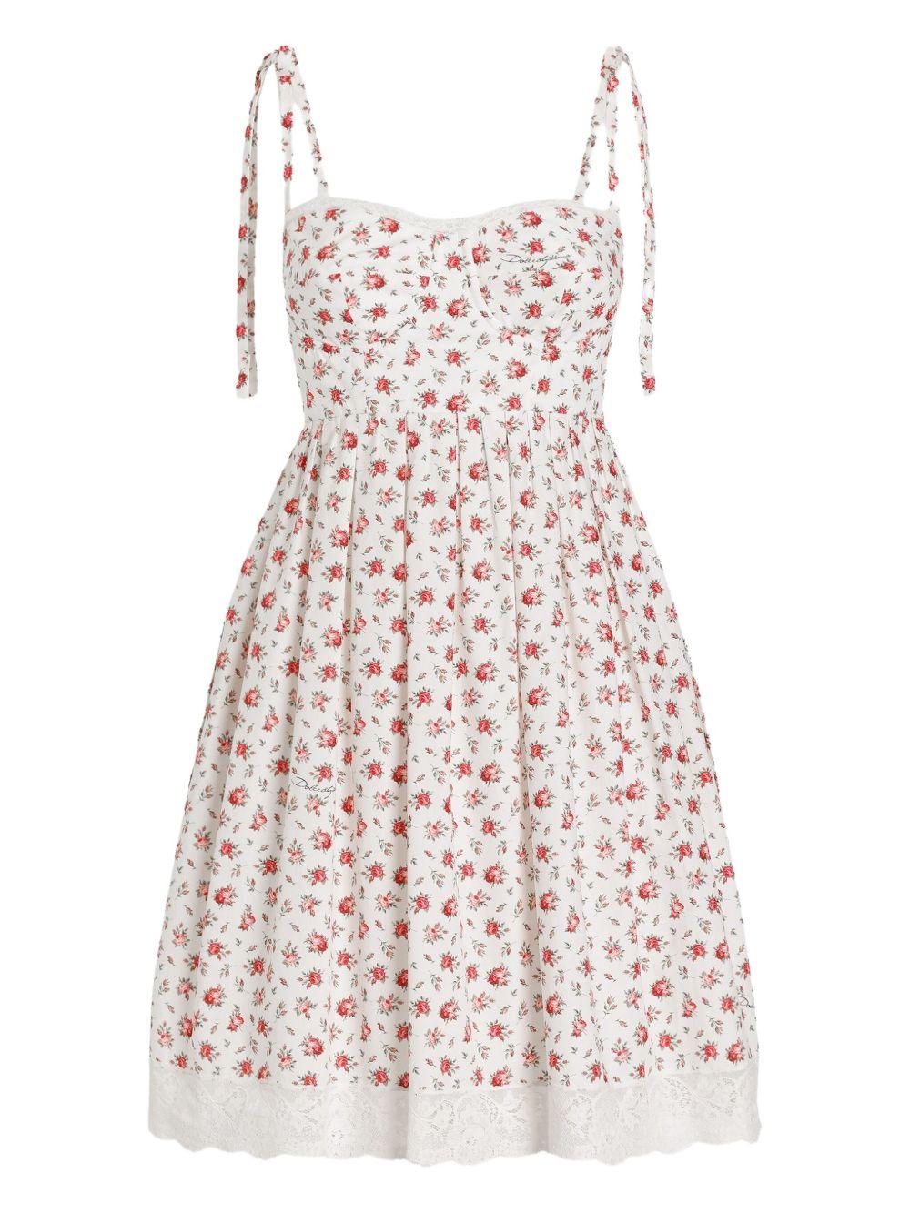 floral lace dress F60F9T HS5UBHA5XJ DOLCE & GABBANA 