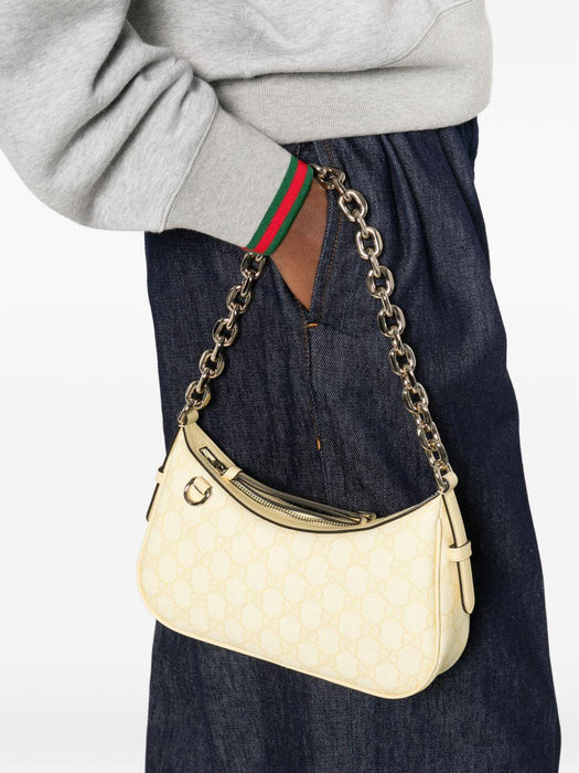 chain-strap GG-pattern shoulder bag 847447 FAD6L7546 GUCCI 