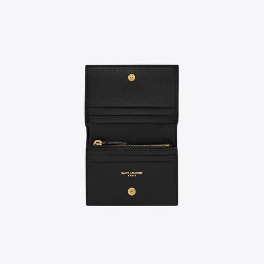 Cassandre matelassé fragments flap card case 668290 BOWA11000 SAINT LAURENT 
