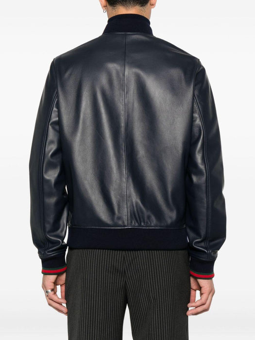 ribbed-cuff front-zip jacket 793726 XNA3M4044 GUCCI 