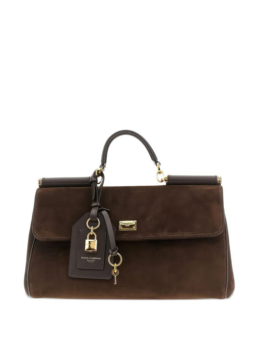 My Sicily padlock-embellished suede tote bag BB7782 BO9038M157 DOLCE & GABBANA 