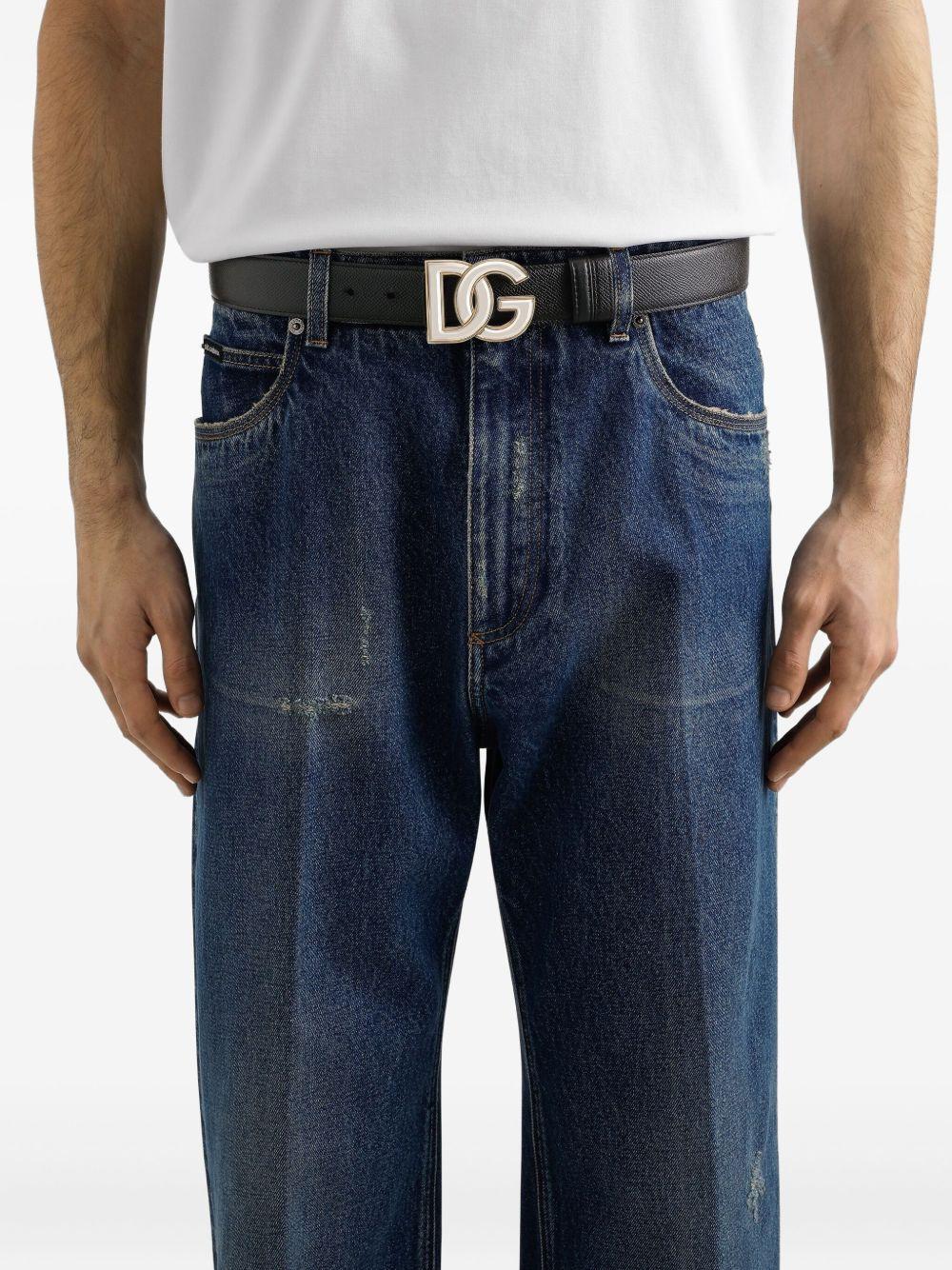 logo-buckle belt BC4941 AG6518B956 DOLCE & GABBANA 
