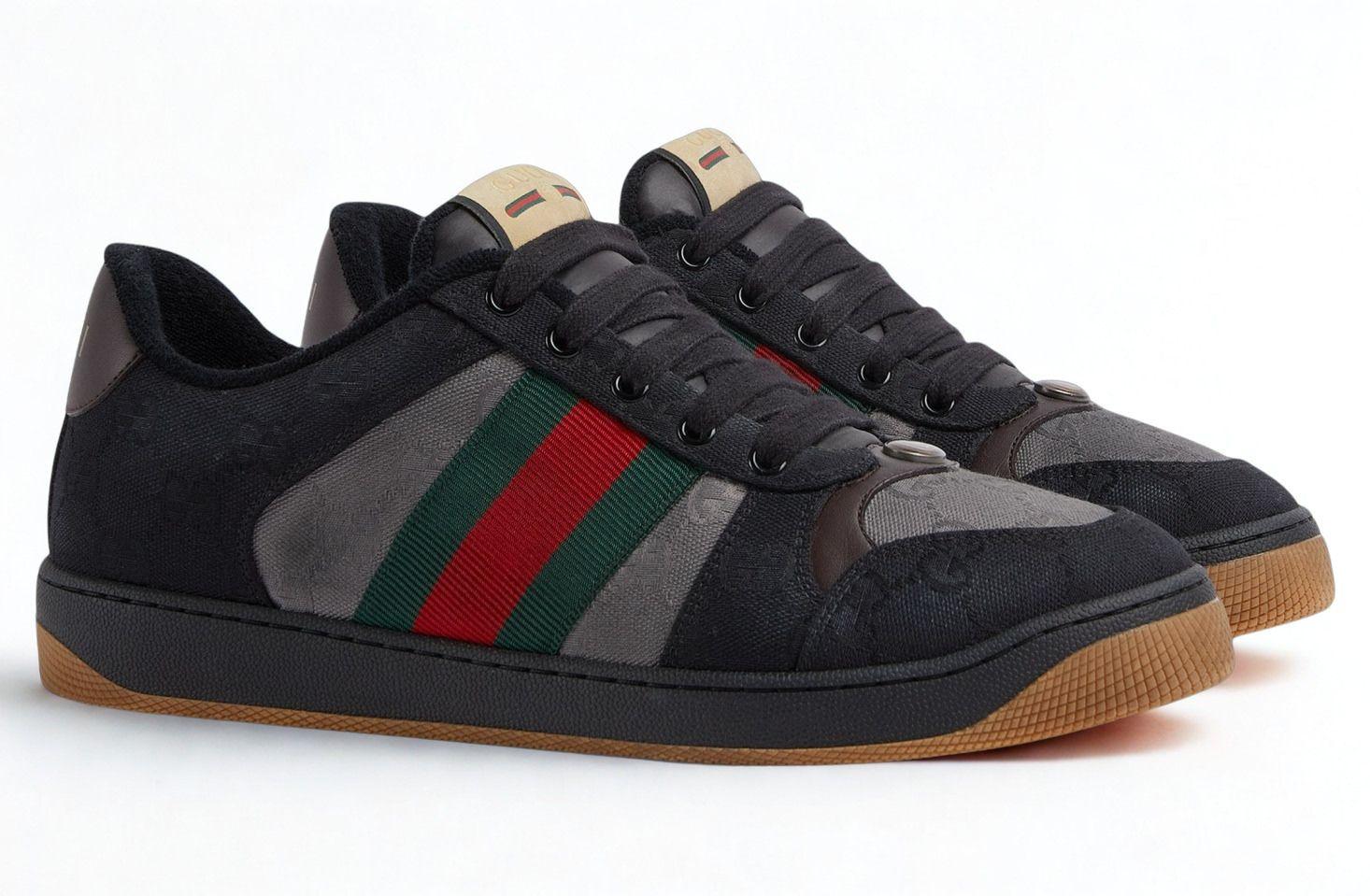 Gucci Screener Sneakers Dark Blue 857889 FAFEN4446 GUCCI 