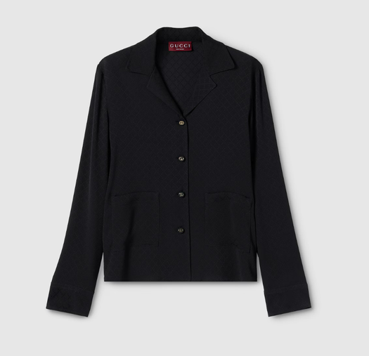 Silk jacquard shirt 847960 ZAT684294 GUCCI 