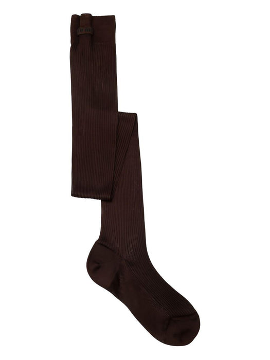 ribbed logo socks MCZ522 S OOO 177GF0324 MIU MIU 