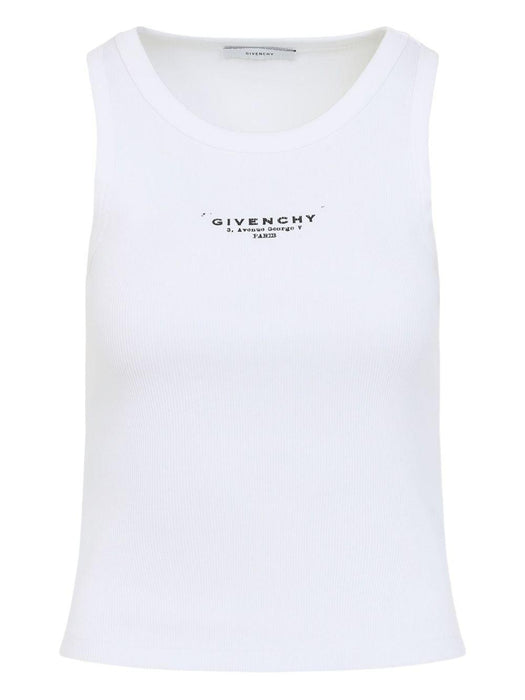 ribbed logo top BW70FPP75N 100 GIVENCHY 