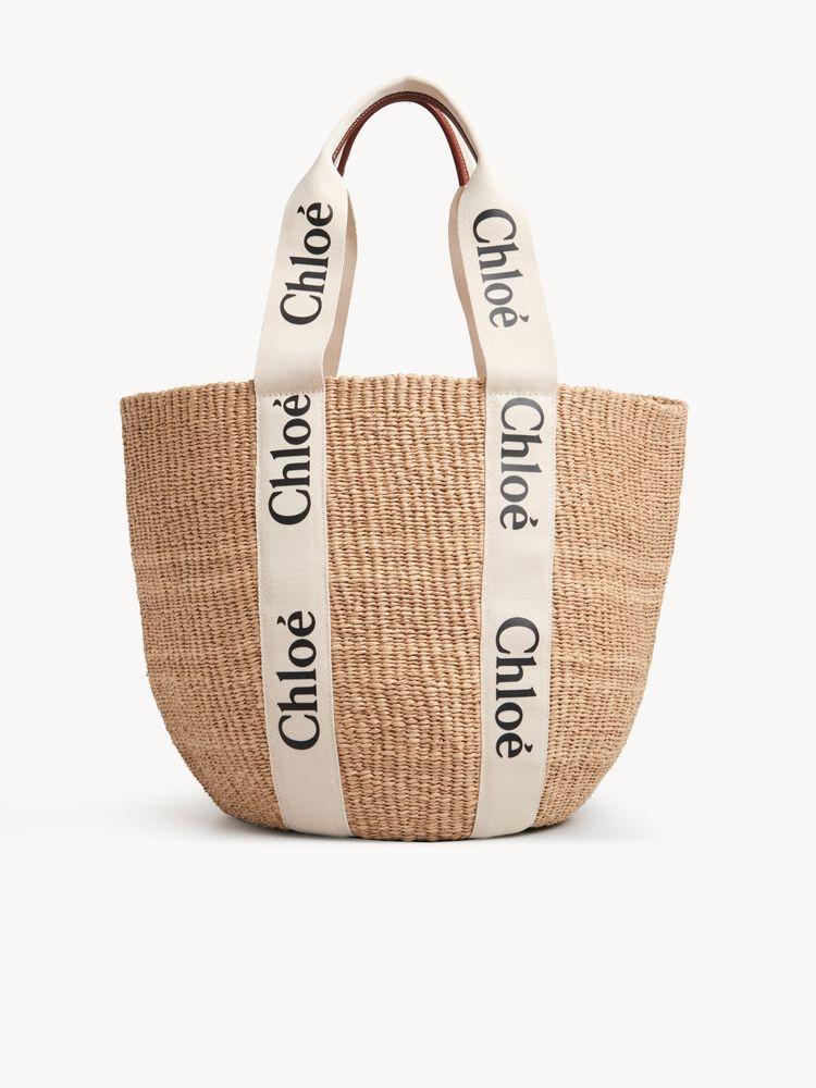 Large Woody basket CHC22SS380G55 101 CHLOÉ 