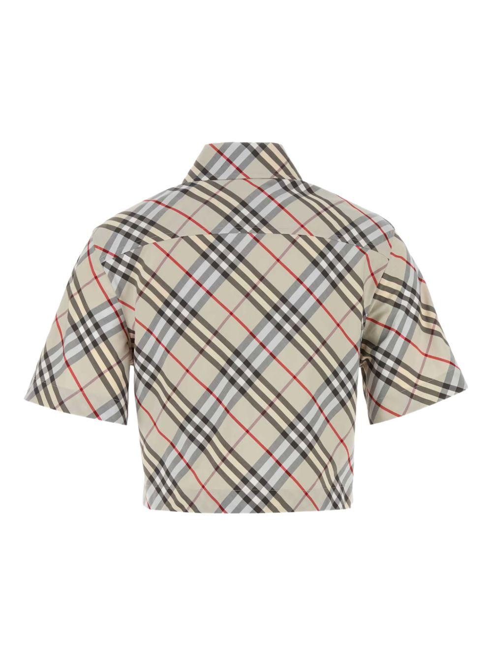 check-pattern short-sleeves shirt 8110951 C3130 BURBERRY 