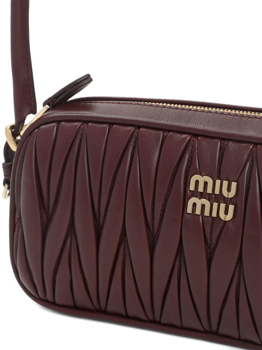 quilted leather shoulder bag 5NE024 AFPPF0007 MIU MIU 