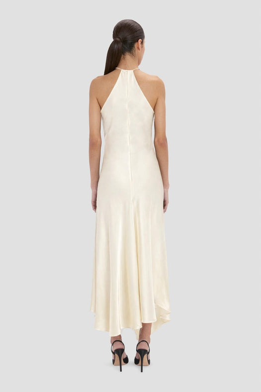 Halter Neck Midi Dress 1326WDR007379C 9890 VICTORIA BECKHAM 