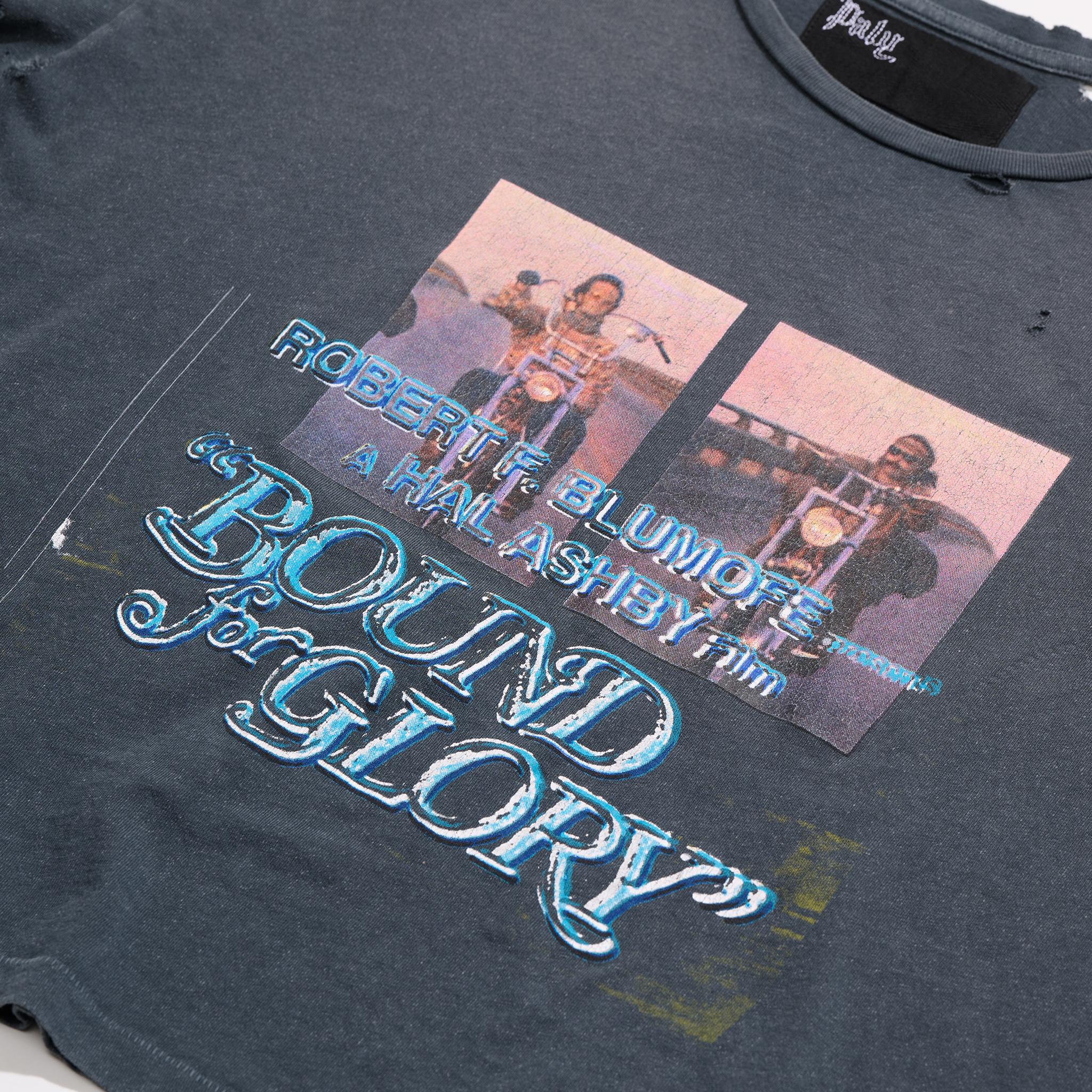 BOUND FOR GLORY TEE 2U001Q1010VBK VINTAGE BLACK PALY HOLLYWOOD 