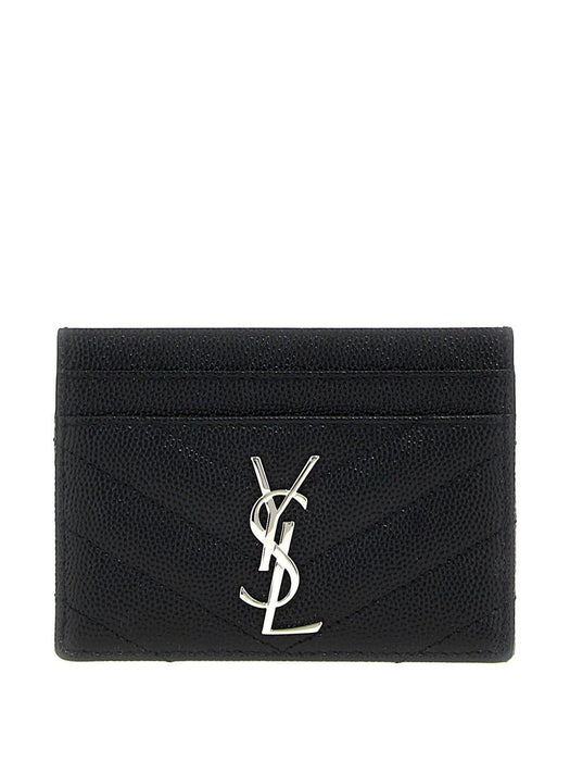 Cassandre-plaque card holder 423291 BOW021000 SAINT LAURENT 