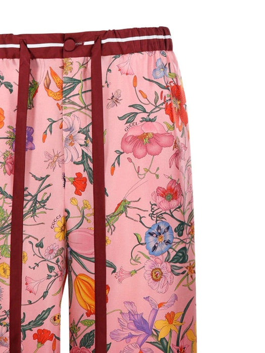 floral-print drawstring trousers 837980 Z7AUH5057 GUCCI 