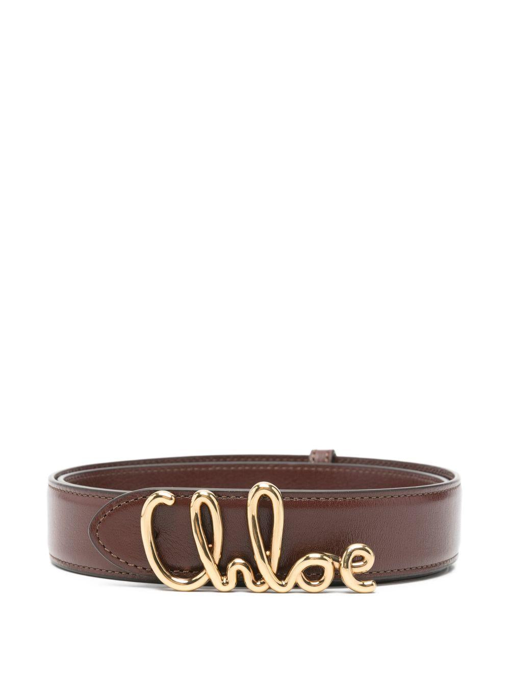 logo-detail belt 26SBB14BLB 27M CHLOÉ 