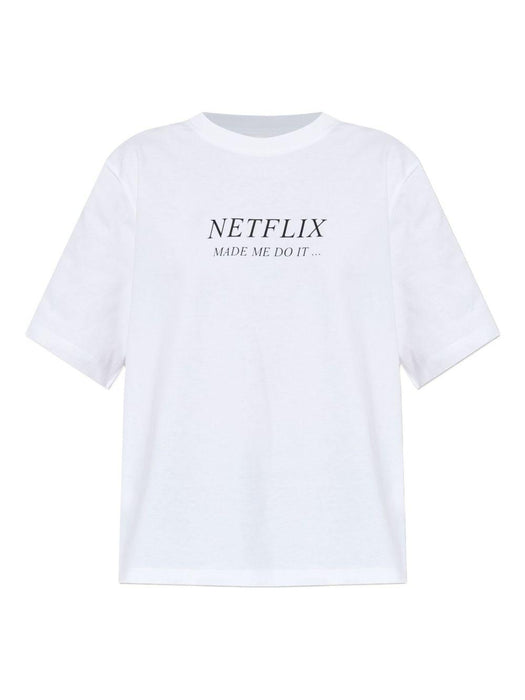 slogan-print T-shirt 1325JTS006477A 9461 VICTORIA BECKHAM 