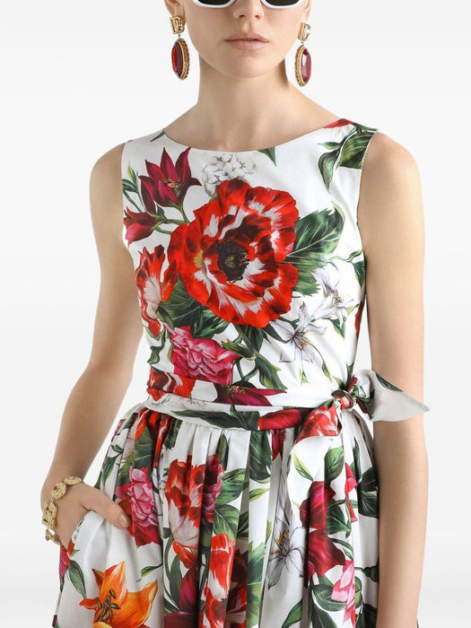 floral-print midi dress F6TZTT HS5TQHA5PB DOLCE & GABBANA 