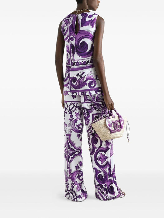 graphic-print trousers FTDBQT FS8C0IP3TN DOLCE & GABBANA 