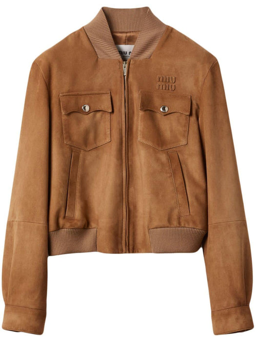 suede nappa leather jacket MPV900 S OOO 104RF0418 MIU MIU 