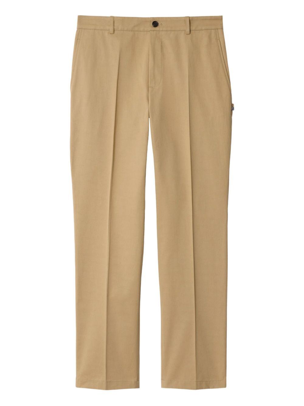 cotton straight pants 8110610 B8626 BURBERRY 