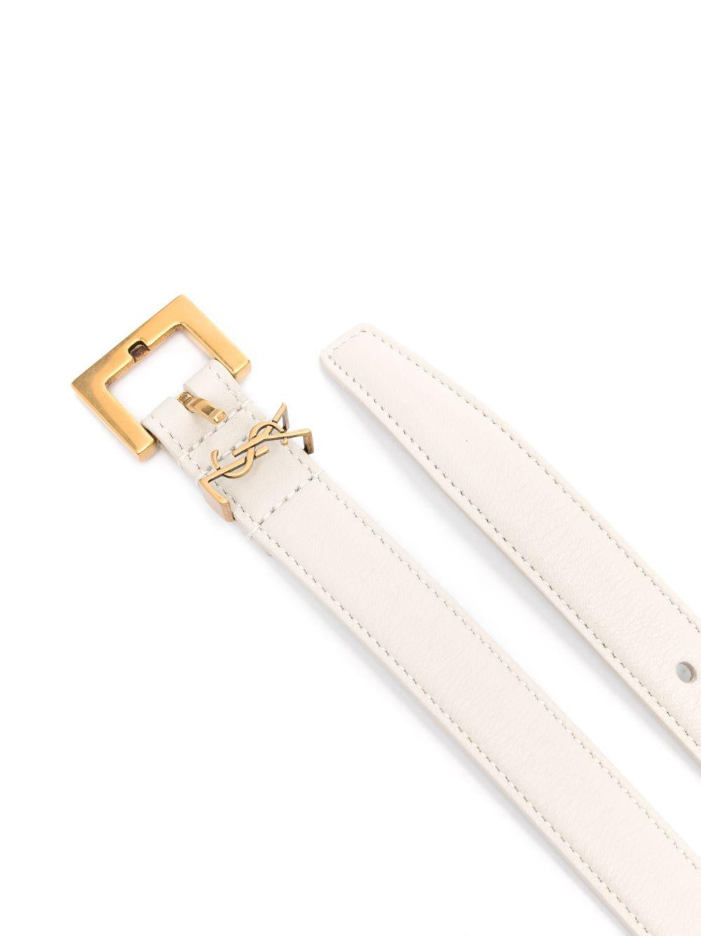 Cassandre leather belt 554465 BOO0W9207 SAINT LAURENT 